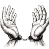 Hands in handcuffs wide