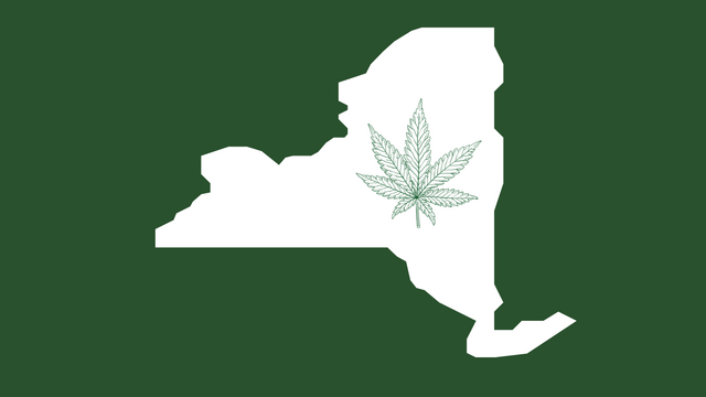 NY State with MJ Leaf