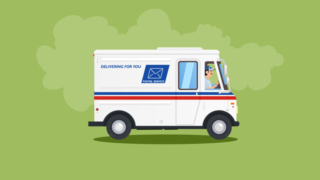 USPS truck high res